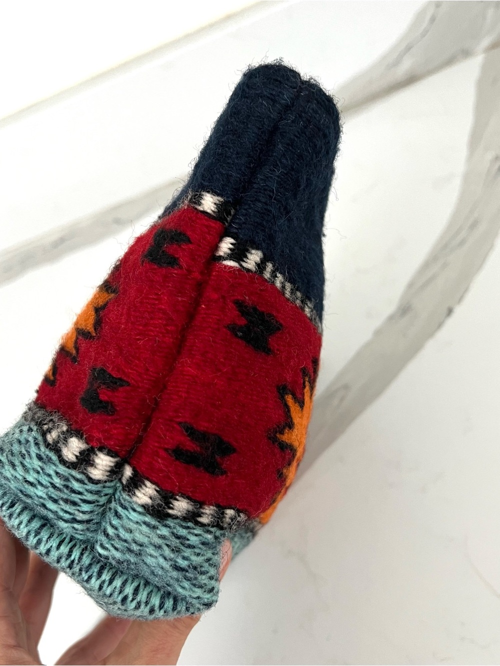 MZ Made Eagle Eye Handwoven Wool Pouch - Picture 9 of 12